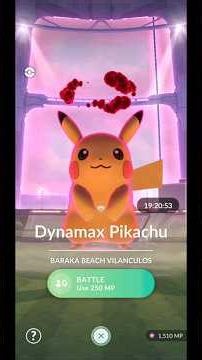 Battle with Dynamax Pikachu #pokemon #battle #powerspot #dynamax #pikachu