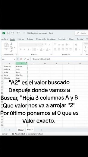 como usar la formula buscarv #excel #exceltips #exceltutorial #comousarexcel #buscarv