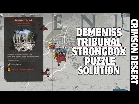 Demeniss Tribunal Strongbox Puzzle Guide | Crimson Desert
