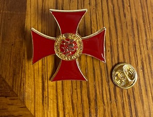 Knights Templar Cross Lapel Pin: Christian Religious Cloisonné Pin - Etsy