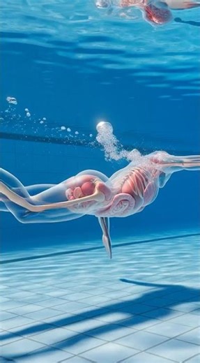 What Happens Inside Your Body When You Swim? | 3D Cinematic Visualization