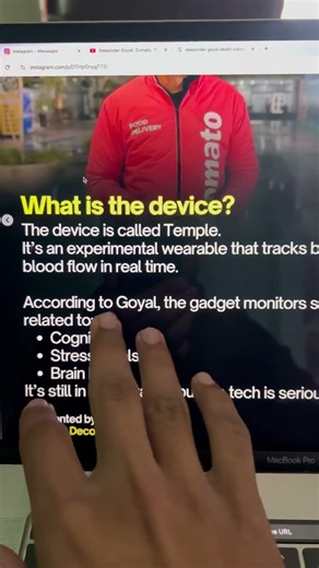 Deepinder Goyal ke FOREHEAD PR KYA HAI ? 🤯 | Nayab Chaudhari