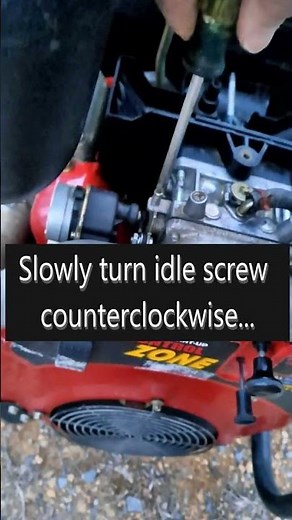 How | Carburetor Idle Speed Adjustment