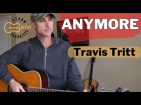 Anymore - Travis Tritt - Guitar Lesson | Tutorial