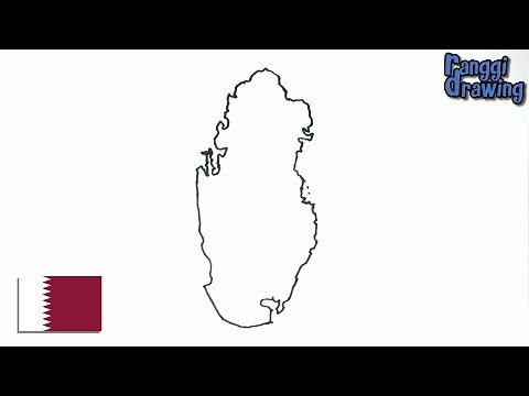 How to Draw Map of Qatar