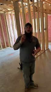 A little insulation goes a long way when adding it in between interior rooms. Adding insulation for interior room can help damper the sound from the room on the other side of the wall. Something that’s almost a must have when building homes for bigger families #construction #customhomes #builder #contractors #homedecor #hometips #homerenovation #homeconstruction #diytips | South Eastern General Contractors