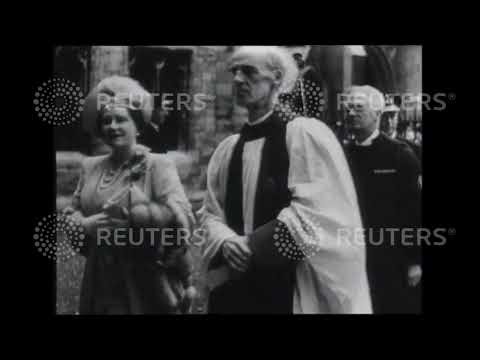 1945 Royal family celebrates Dominion Day at Westminster Abbey