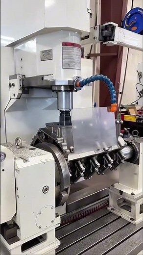 Automotive Engine Block Machining #precisionparts #cnc #5axismachining #cncfactory #automotiveparts