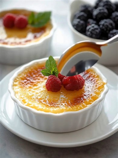 6K views | A low-carb version of the classic French dessert: rich, creamy, and topped with a perfectly caramelized crust. Ingredients 2 cups heavy cream 1/2 cup granulated erythritol 5 large egg yolks Full Recipe in First comment Enjoy ❤  | Olivia Recipes | Facebook