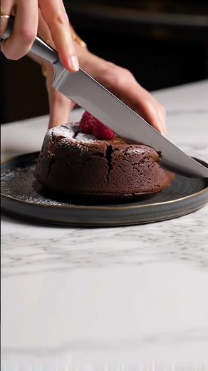 Ultimate Lava Cake Cutting ASMR 🍫 | Full Satisfying Molten Chocolate Slice in Cinematic Detail |