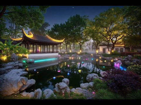 AI 白天转黑夜灯光效果：Anylight中，如何一键优化放大景观照明亮化效果图？