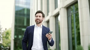 Confident Mature Bearded Businessman Suit Walking Stock Footage Video (100% Royalty-free) 1106340601 | Shutterstock