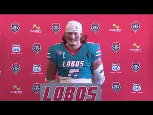 Lobo Football vs Utah State Postgame: Jaxton Eck (10/25/25)