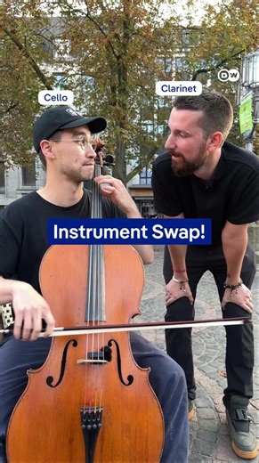 Instrument swap: Professional clarinetist tries to play the cello