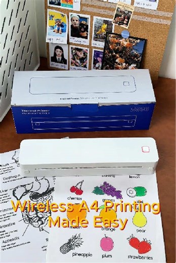 Effortless Printing with This A4 Thermal Printer!