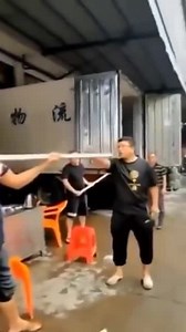 Don't bring a knife to a long stick fight