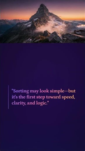 Why Sorting Algorithms Still Matter | The Hidden Power of Sorting | DSA with JAVA Cloud @ DURGASOFT