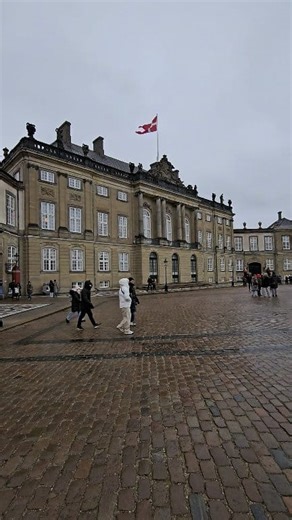 Beautiful panoramic view of Amalienborg Palace in Copenhagen 🇩🇰 #discoveringdenmark #denmark #copenhagen #royalty #europe #fblifestyle #reelsviralvideo #beautifulplaces #travel #tour #beautifuldestinations #trip | Discovering Denmark