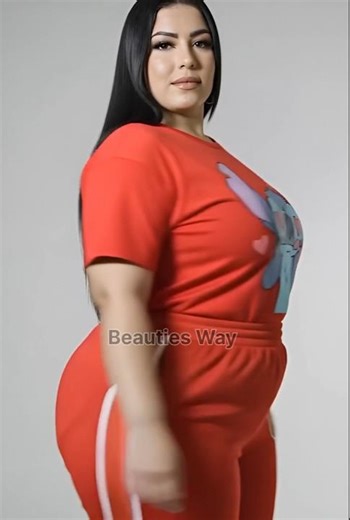 Plus Size Trendy Heart Design Red Fashion Collection