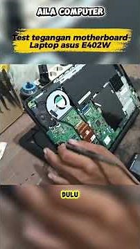 How to Test the Voltage of an Asus E402W Motherboard | Check if it's Normal or Not!