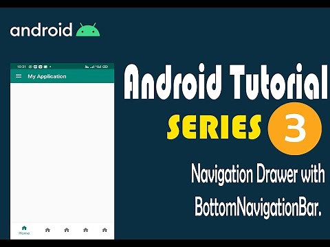 Navigation Drawer with Bottom Navigation using View pager and Fragments