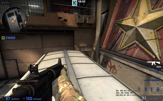 CSGO教学新手入门-第六讲 教你如何认识比赛地图 火车 Train B点，如何理解地图的每个点，如何当T和CT时，守点和进攻