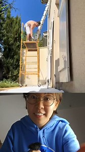 Balancing Act: The Physics of a Slippery Ladder! The ladder leans against a rough wall, which can provide some friction, while the ground is smooth. Vertically, the forces balance: the ladder’s weight is supported by the ground and the wall’s friction. Horizontally, however, there’s only one force pushing the ladder away from the wall, and with no friction at the base to counter it, the ladder inevitably slides. #learning #science #facts #physics #ladder | vt.physics