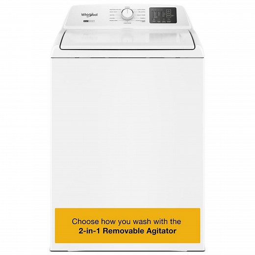Reviews for Whirlpool 4.2 - 4.3 cu. ft. Top Load Washer in White with 2-in-1 Removable Agitator | Pg 1 - The Home Depot