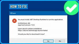 How to Fix You Must Install .net Desktop Runtime to Run This Application in Windows 11/10/8/7