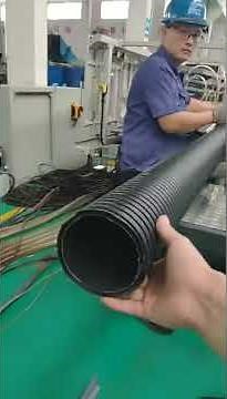 High-Speed Full automatic DWC pipe Machine / production line plastic pipe machine