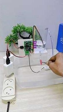 Make a water level indicator LED with an automatic water pump system 💧🚦#project #jlcone #jlcpcb #diy