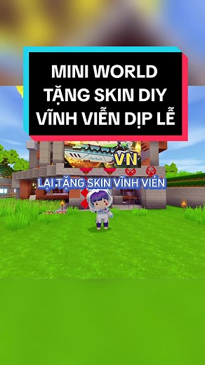 Mini World: Cách nhận skin DIY vĩnh viễn mùa lễ hội
