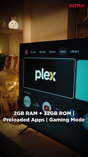 Just in awe with this all new Intex 55" QLED Google TV 😍✨ by @intextechnologies Feature-packed brilliance that takes entertainment to the next level! 📺💫 | Intex