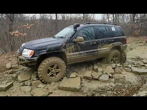 Jeep Grand Cherokee WJ 4.7 V8 H.O. Hard Off Road in Mud