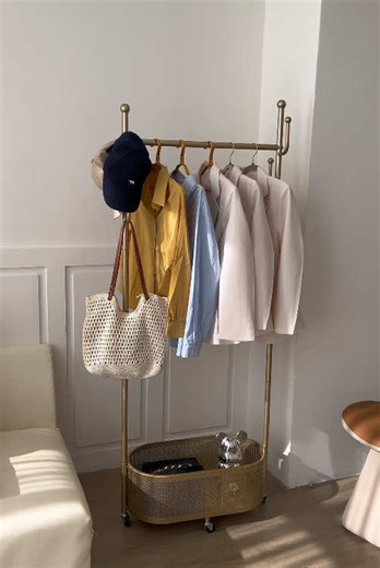 Stylish 360° Rotating Coat Rack for Effortless Storage