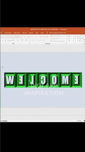 PowerPoint Just Got Cooler: Welcome Text Animation
