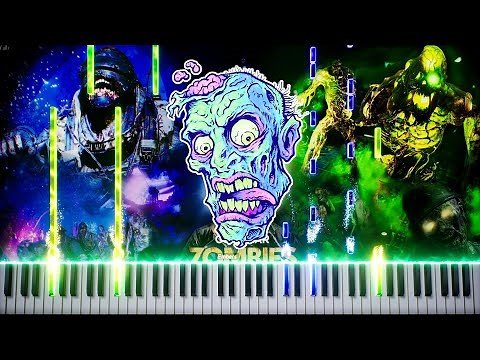 CoD Black Ops Cold War Zombies Theme (Echoes of the Damned) Piano Synthesia