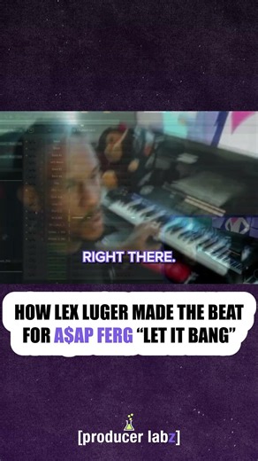Lex Luger shows how he made the beat for A$ap Ferg's "Let It Bang" 🥁🎚️