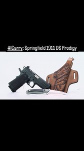 This week on #icarry, it’s a @springfieldarmoryinc #1911 DS Prodigy 4.25 AOS in a custom rig from @falcoholsters, teamed up with a blade from @buckknives. More info at link in bio. #shootingillustrated #nra #springfieldarmory #falcoholsters #buckknives #concealedcarry #gunsofinstagram #pewpew #edc #leatherholster #doublestack1911 | Shooting Illustrated