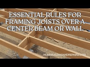 Building Code R502.6.1 Explained - Joist Lapping and Nailing Requirements