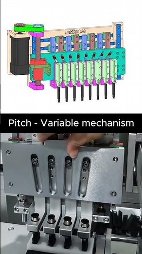 Pitch Variable mechanism #mechanism #automation #mechanical #engineering #mechanic