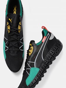 Buy Puma Unisex Black Calibrate Restored Tron Sneakers -  - Footwear for Unisex