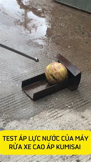 🥥 Test Máy Rửa Xe Cao Áp Bổ Dừa Cực Đã | Áp Lực Nước Mạnh Khó Tin!