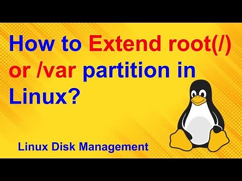 How to extend root or var partition in Linux?