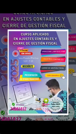 CURSO APLICADO EN AJUSTES CONTABLES Y CIERRE DE GESTIÓN FISCAL EN EL SIGEP WEB #bolivia🇧🇴 #sucrebolivia🇧🇴 #bolivia🇧🇴tiktok #potosi_bolivia🇧🇴 #tarija🇮🇩 #pando #fambolivia #CapCut #beni #tik_tokbolivia🇧🇴 #amdecruz #municipiosbolivia #VocêNasceuParaMudar #chuquisacabolivia🇧🇴 #ConsultasyRespuestas