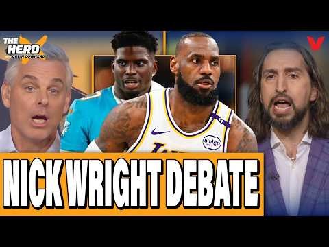 Colin Cowherd & Nick Wright DEBATE: NBA tanking, LeBron James, Lakers, Dolphins, Chiefs | HERD