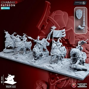 Empire Gryphon Knights Cavalry Squad: 25mm Miniatures - Etsy