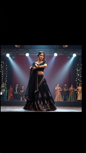 "Black Lehenga Dance🔥 | स्टेज पर धमाकेदार बॉलीवुड परफ़ॉर्मेंस |Glamorous Bollywood Stage Performance