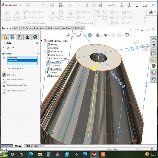 Solidworks Tips | How to Make Reference Axis?