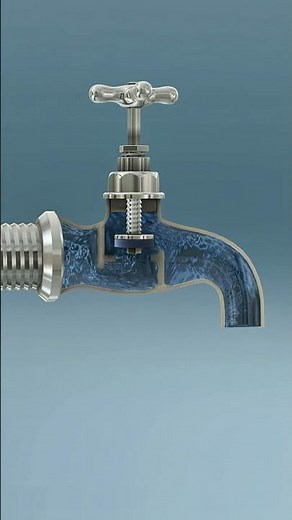 Faucet Working & Shut-Off System | Easy Plumbing Guide #3danimation